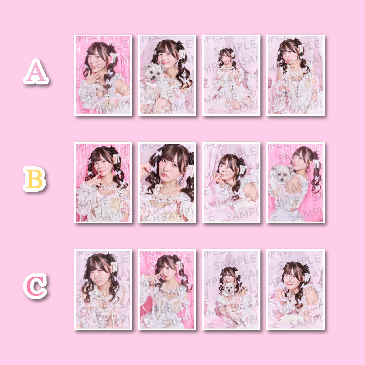 【由良ゆら 生誕記念】ブロマイド4種1セット（×3パターン）